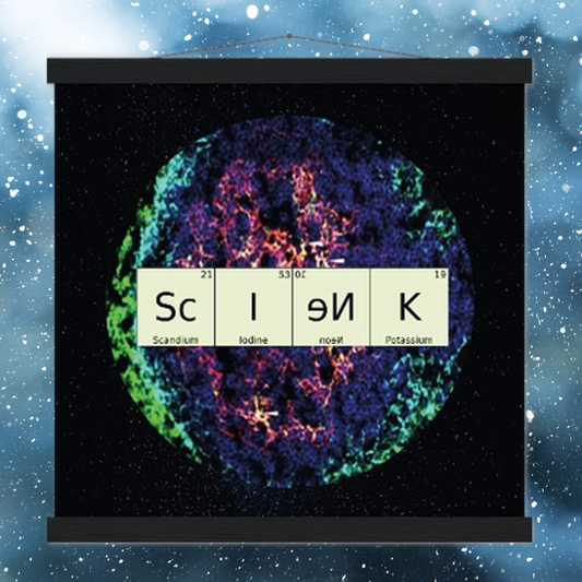 Poster with Hanger: "SCIEИK" (40x40cm)