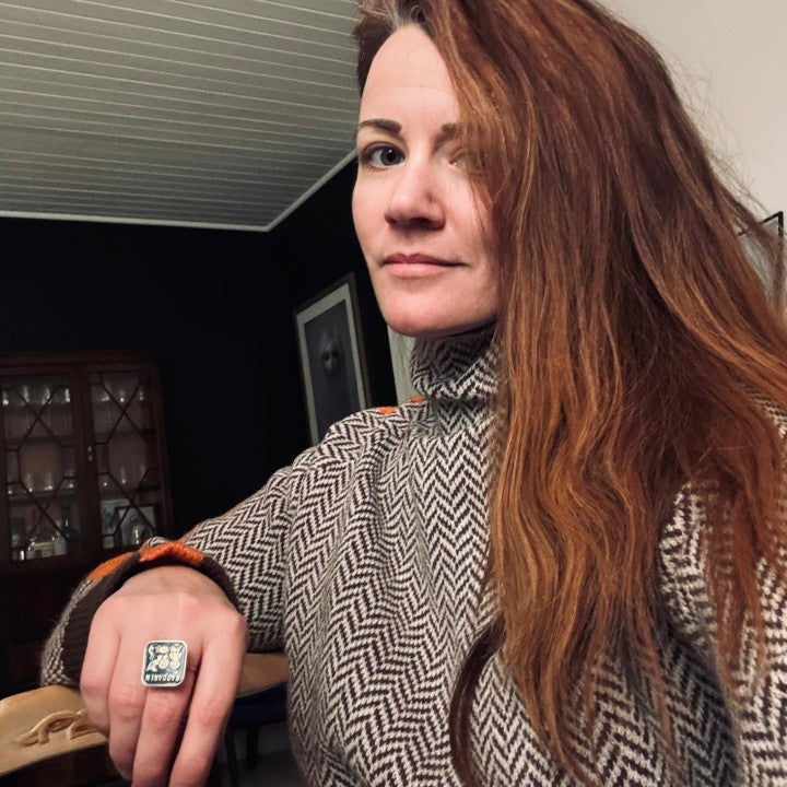 [skrɛːp] ring from reclaimed materials: "Baddaren"